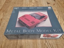 Vintage Testors Burago Ferrari GTO Metal Body Model Kit Unopened