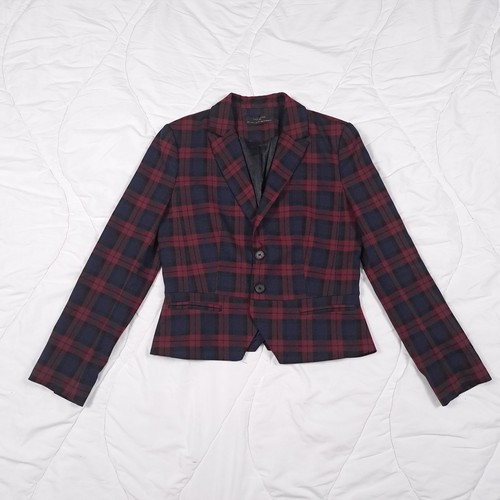 Zara burgundy red navy - red,