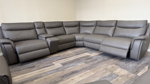 Elephant grey leather electric - leather,