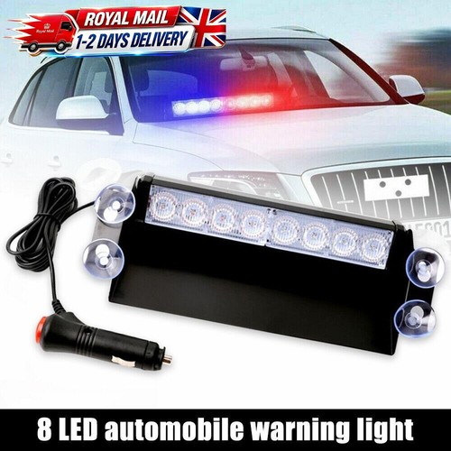 Modes 8led blue car police - 3,