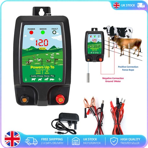 Electric fence energiser 12v - electric,