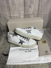 Golden Goose Women’s Hi Star Sneakers Size EU 38 UK 5 BNIB Trainers White Silver