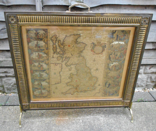 Vintage large brass wood - vintage,