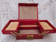 Antique Edwardian Red Travel