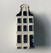 Blue Delft KLM Bols Miniature Amsterdam House Collectible Number 59 sealed empty