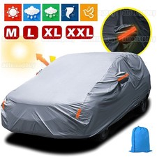 Waterproof Car Cover Covers Protector UV Resistant Snow Dust Outdoor M L XL XXL