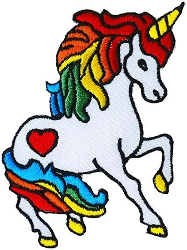 Unicorn patch horse rainbow - unicorn,