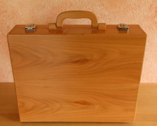Noble wood suitcase wooden handle wood storage box cherry maple
