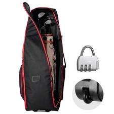 Uimoso Golf Club Travel Bag with Wheels, Durable 1800D Oxford Cover