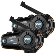 2X Fodsports FX8 PRO Motorcycle Helmet Intercom Motorbikes Bluetooth 5 Headset