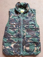 Castle Combat Clothing Gillette Body Warmer DPM Camo Size Medium Fishing Surplus