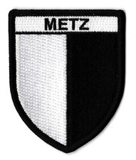 Metz patch embroidered crest patch heat sticker city Lorraine coat of arms