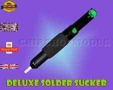 DELUXE SOLDER SUCKER DESOLDERING REMOVER VACUUM PUMP TOOL ANTI-STATIC TIP