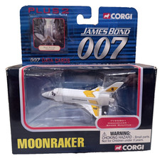 Corgi Plus 2 TY95801 Moonraker Space Shuttle + Data Card + Box