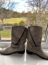 Chanel Suede Boots In Light