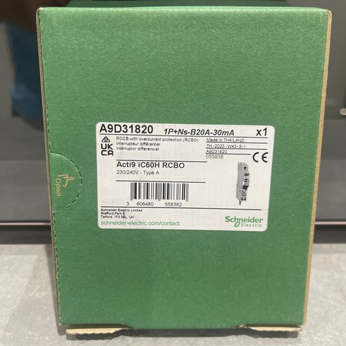 Schneider rcbo b20 30ma - rcbo,