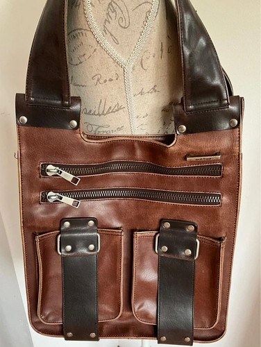 Matt nat vegan - vegan-leather, brown