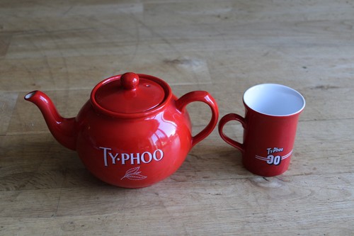 Vintage typhoo tea pot - typhoo,