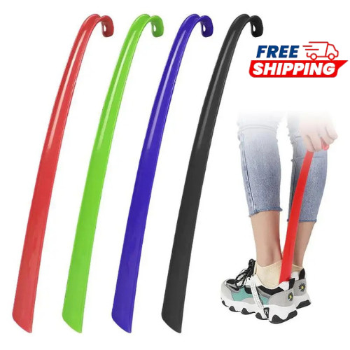Long handle shoe horn - shoe, 42cm