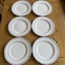 6 x Royal Doulton Simplicity English Fine Bone China Side Plates Tea Plate 6.5”