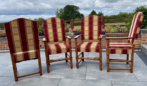 Four dining room carver - carver, chairs