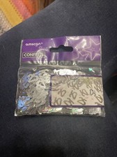 Amscan silver 25 confetti 