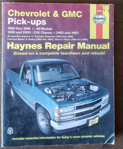 Chevrolet gmc pick 1988 98 - chevrolet,