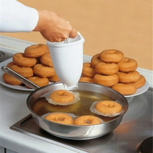 Plastic donut maker - donut,