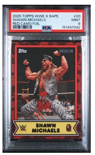 2025 topps wwe bape - wwe,