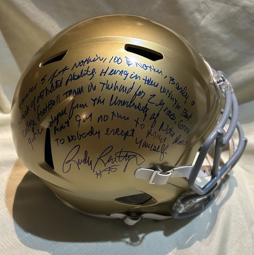 Rudy ruettiger signed - rudy,