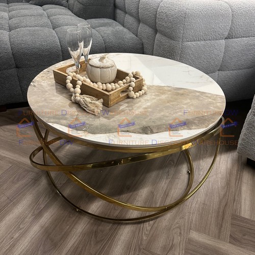 Spiro gold circle - gold, 80cm