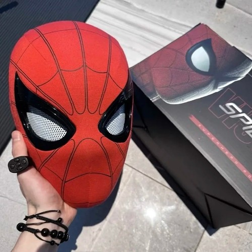 Spiderman mask eyes movable - mask,