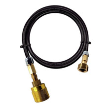 TRANSFER GAS HOSE FORKLIFT CYLINDER TO SHELL 21.8mm LPG 2METRE PIPE