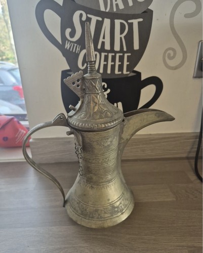 Brass turkish dallah coffee - brass,
