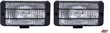 Fog Spot Lights Square Universal 12v Car Suv 4x4 Offroad Clear Lamps 148x75mm