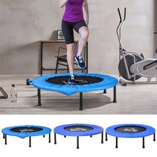 Fitness Trampoline Exercise Rebounder Jumper, Max Load 100KG, Blue Black