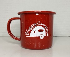 Happy Camper Red Enameled Camp