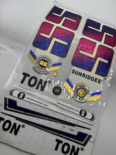 SS Power Play Cricket Bat Stickers 3D Chrome  Quality