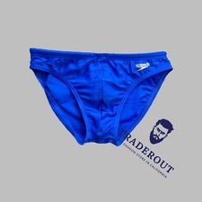 Speedo Men Turkish Sea Blue solar swim brief bikini Swimwear size 32 34