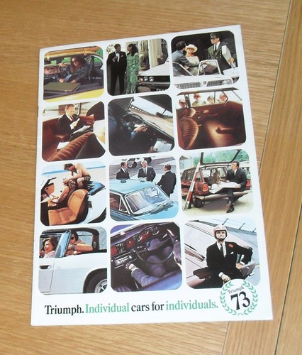 Triumph brochure 1973 stag - brochure,