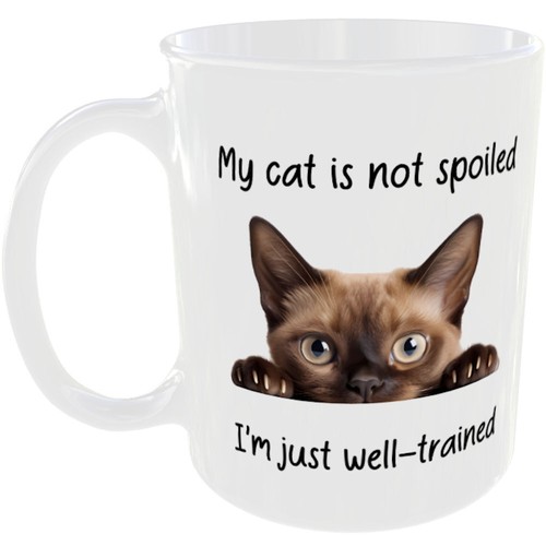 Burmese cat mug funny breed - burmese,