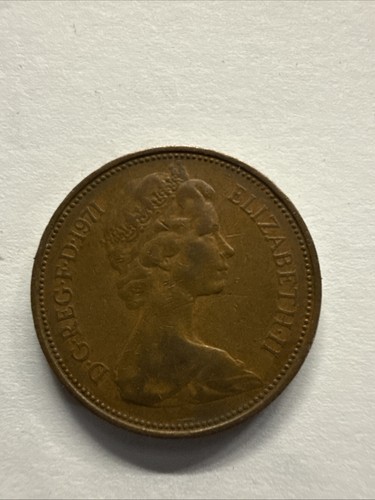 Rare 1971 new pence - new, ~