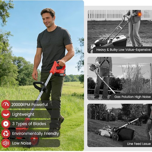 Cordless grass trimmer - cordless,