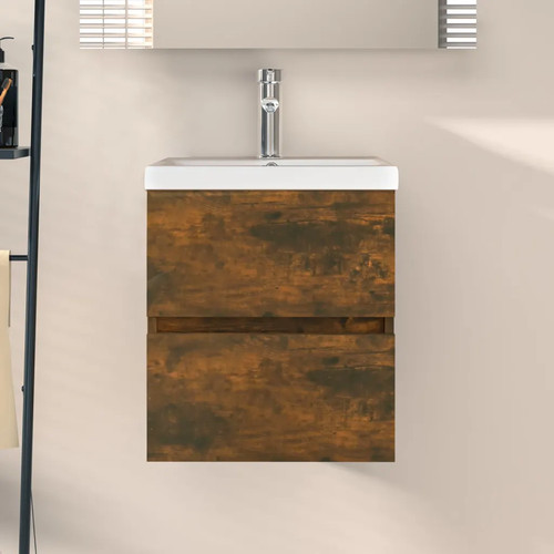 Walplus sink cabinet smoked - sink,