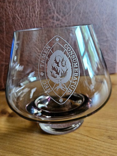 Caithness crystal amber vase - crystal,