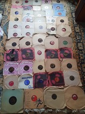 LOWER SALE PRICE 50 Vintage  mixed artists 78 rpm Records with sleeves 1930-60's