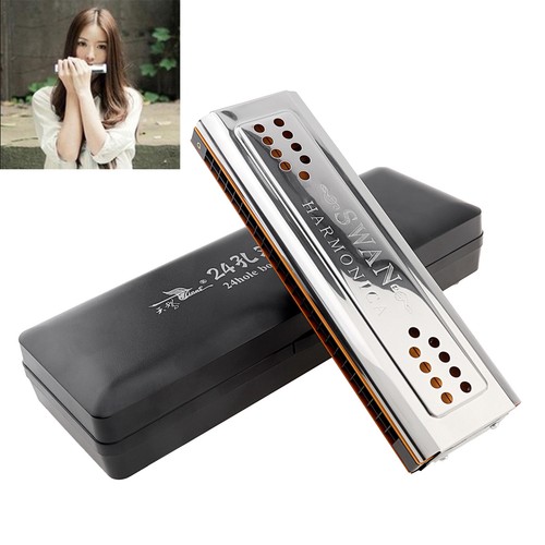 Double sided tremolo harmonica - double,