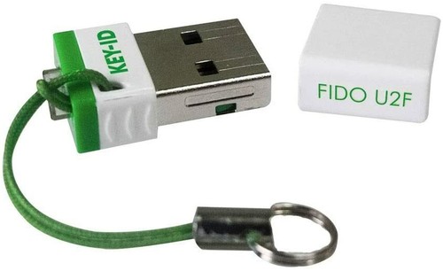 Key fido2 push button usb - push-button,