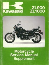 Kawasaki Motorcycle ZL900 A1&A2 1985-6   ZL1000 A1&A2 1987-8 SupplementaryManual