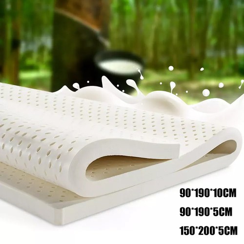 Natural latex mattress thin - natural,